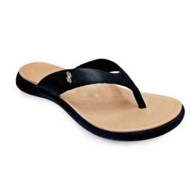 Imagem de Chinelo Usaflex de Dedo Couro Conforto Palmilha Massageadora Cor:;Tamanho:36;Genero:Mulher-Feminino