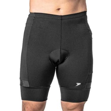 Imagem de Bermuda Ciclismo Masculina Bolso Gel Max Comfort Poker