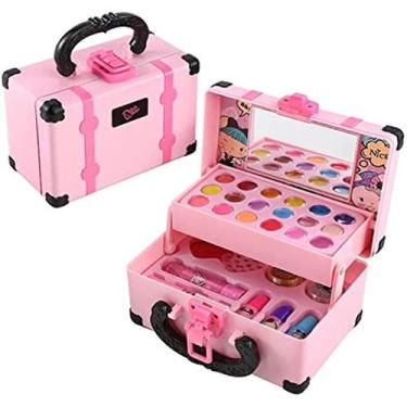 Imagem de Conjunto de maquiagem Shenrongtong Kids para meninas com 30 peças lavá
