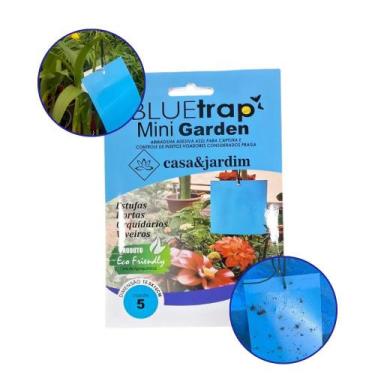 Imagem de 5un Armadilha Azul Blue Trap Mini Garden Captura Tripes, MoscasBranca 