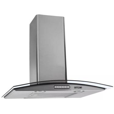 Imagem de Coifa Parede Vidro Curvo Inox 5 Bocas 70cm 127v - Fogatti