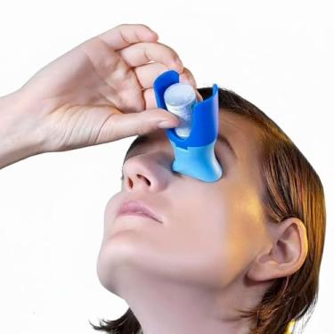 Imagem de FUPUAII Dispensador de Guia de Frasco de Colírio, Aplicador Reutilizável, Ajudante para Colírios Precisos, Portátil de Fácil Aderência para Garrafas Padrão