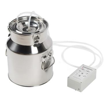 Imagem de Generic Máquina Elétrica do Ordenhador, Fluxo Estável 14l da Máquina de Ordenha da Cabra Fácil de Limpar para a Exploração Agrícola (Plugue dos EUA)