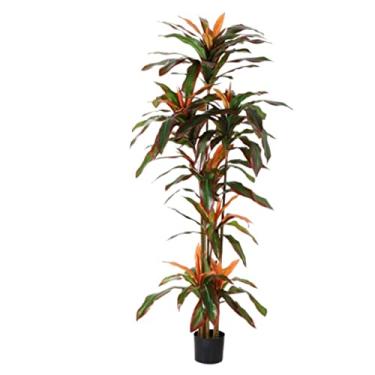 Imagem de SLGGPJBU Plantas falsas planta artificial simulação nórdica planta verde sala de estar árvore falsa bonsai plantado decoração de casa árvore artificial planta verde plantas artificiais interior ao ar