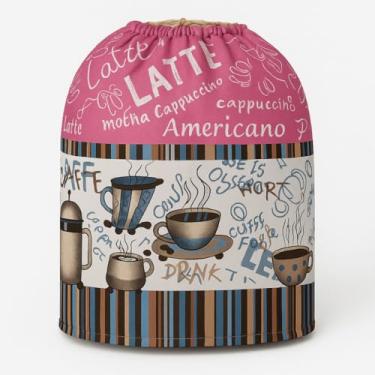 Imagem de Capa para Botijão de Gás – Estilo e Proteção para sua Cozinha (XICARA ROSA)