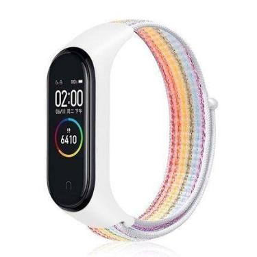 Imagem de Pulseira De Nylon Lisa Para Smartwatch Xiaomi Mi Band 3/4/5/6 - Pop Sh