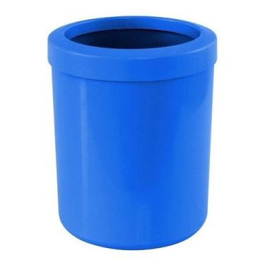 Imagem de Lixeiras Em Plástico Com Aro 12 Litros Home Ou Office Cor:Azul - jsn