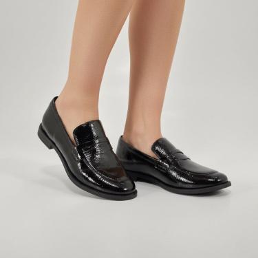 Imagem de Mocassim Feminino Preto Numeros Grandes Dom&Amazona Valéria