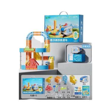 Imagem de Conjunto De Trem Magnético Elétrico Para Crianças, Brinquedo De Aprend