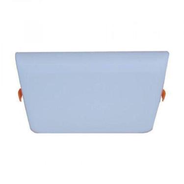 Imagem de Plafon Led Quadrado 24W 4000K Bivolt 17x17cm Branco