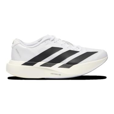 Imagem de Adidas Tênis de corrida infantil unissex Adizero Evo Sl, Branco/preto/cinza, 19