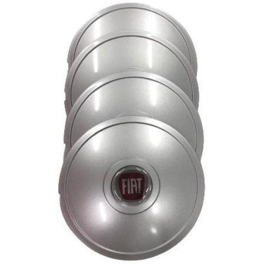 Imagem de Calotas Miollo Fiat Uno Aro 13 1990/2013 Tradicional Prata