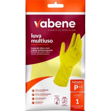 Imagem de Luva de Látex Multiuso FLEX Leve P Amarela - Vabene