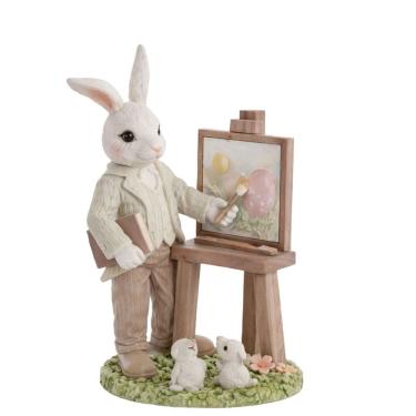 Imagem de Coelho De Pascoa La Belle Quadro De Pintura 16x9x7cm 1098971