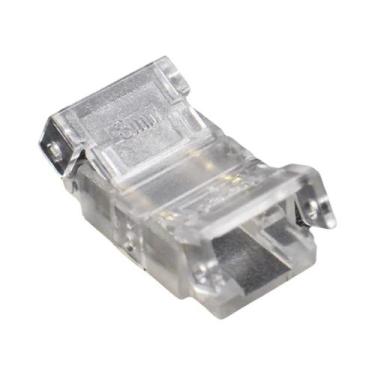 Imagem de Conector Mini Em L Para Fita LED COB 2 Pinos 8mm Sem Solda 5pçs 10pçs 