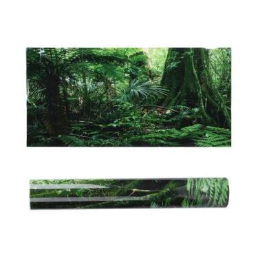 Imagem de Pôster De Fundo Para Terrário De Répteis Em PVC Com Tema De Floresta T