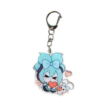 Imagem de Chaveiro De Acrílico Hatsune Miku Fofo, Pingente De Mochila De Anime, 