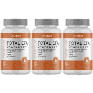 Imagem de Kit 3X Total Efa Ômegas 3, 6 e 9 - 60 Cápsulas - Lauton Nutrition-Masculino