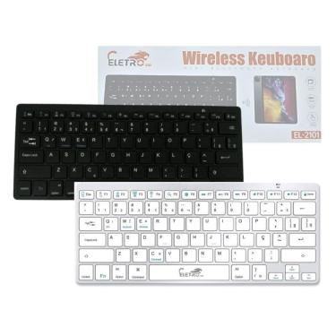 Imagem de Teclado Portátil Bluetooth Sem Fio