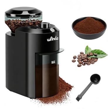 Imagem de Wancle Electric Burr Coffee Grinder - Adjustable with 28 Precise Grind Settings for 12 Cups - Professional Coffee Bean Grinder (Plastic, Black)