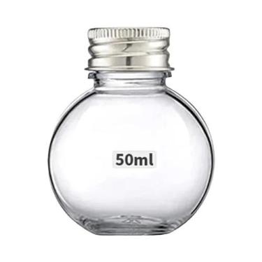 Imagem de Enfeites De Natal De Plástico Transparente 10 Peças Em Formato De Lâmp