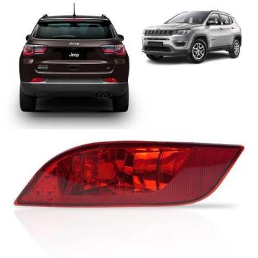 Imagem de Lanterna refletor jeep compass 2017 a 2021 parachoque traseiro lado es