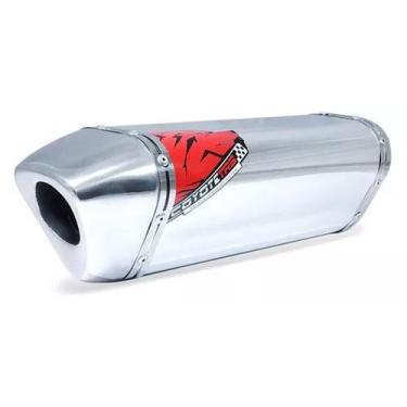 Imagem de Escape / Ponteira Coyote TRS Tri-Oval 200mm Alumínio - Fluo 125 ano 20