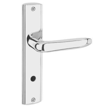 Imagem de Fechadura Tek Banheiro Espelho E282 M80 Cromado 40mm Haga