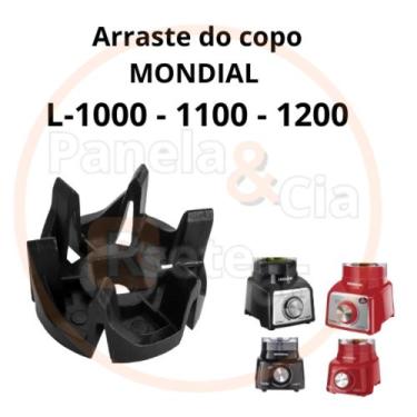 Imagem de Arraste para COPO de liquidificador Mondial Turbo / L850 / L900 / L100