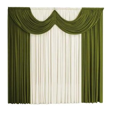 Imagem de Cortina de Malha 3,00m x 2,70m Modelo Paris - Shop Casa Nobre, VERDE/P