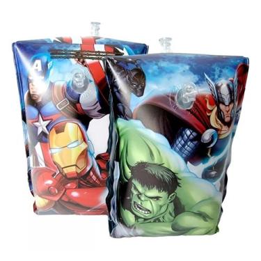 Imagem de Boia De Braço Infantil Inflável Menino Avengers Vingadores