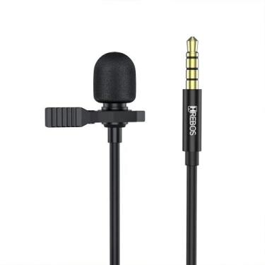 Imagem de Microfone de Lapela P3 3.5mm Áudio e Vídeo Hrebos HS30