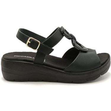 Imagem de Sandália Feminina Spa Piccadilly 568059, Preto, 36