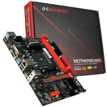 Imagem de Placa Mae B450m Ddr4 M.2 Nvme AMD Ryzen Até 5 Geração - Pcwin