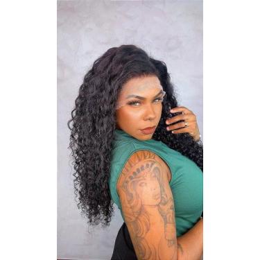 Imagem de Peruca Lace Front Cabelo Humano Cacheado Laura Lux - 100% Cabelos Natu