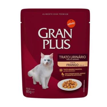 Imagem de Ração Úmida Sachê GranPlus para Gatos Trato Urinário sabor Frango 85g 