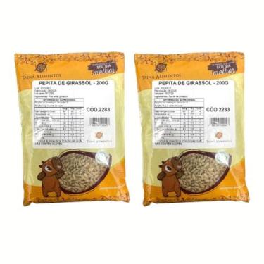 Imagem de Kit 2 Pepita de Girassol Sem Gluten Tainá Alimentos 400g