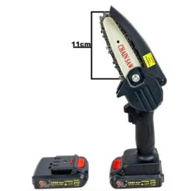 Imagem de Motoserra Eletrica A Bateria Lítio Mini 32v Bivolt Portatil - Knakasak