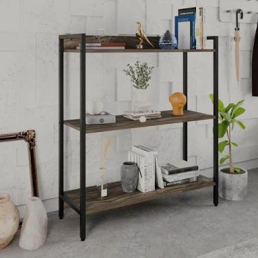 Imagem de Estante de Livros Industrial Aço 80CMX104CM 3 Prateleiras Active Yesca