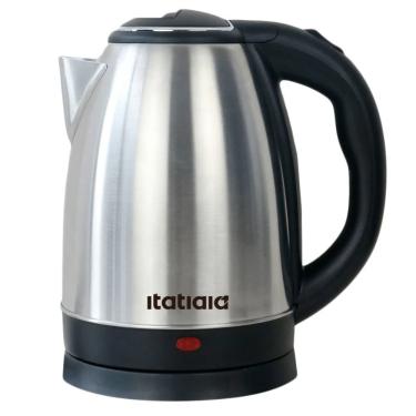 Imagem de Chaleira Elétrica Itatiaia Essencial CHITA2ESSA 1,8L 1500W Inox Desligamento Automático Preta 220V