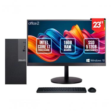 Imagem de Computador Completo I7, 16gb, Ssd 512gb, Monitor 23 Win 11