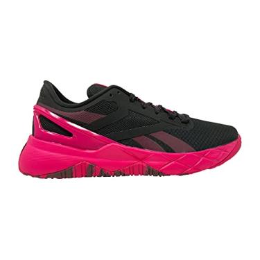 Imagem de Reebok Tênis feminino Nanoflex Cross Trainer, Núcleo preto/rosa busca/marrom