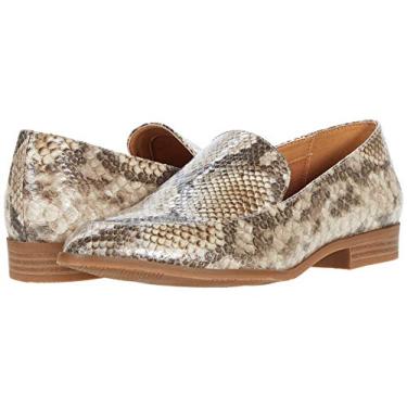 Imagem de CL by Chinese Laundry Mocassim feminino plano, Serpente de samba bege escuro, 6