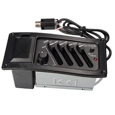 Imagem de LoveinDIY Pré-amplificador guitarra acústica 4-BAND 7545R pickup EQ