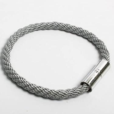 Imagem de Cortina magnética vintage estilo nórdico tieback para casa quarto sala de estar cortina de janela, fivela, cinza, 1 peça