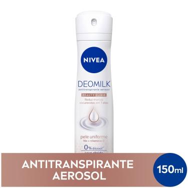 Imagem de Desodorante Nivea Deomilk Beauty Elixir Pele Uniforme Aerosol Antitranspirante 150ml 150ml