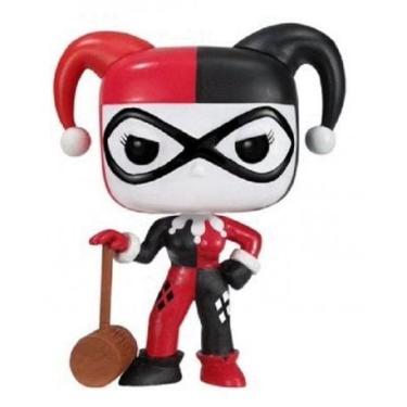 Boneco Flexível Batman + Boneca Arlequina Harley Quinn dc