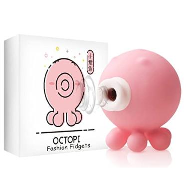 Imagem de Massageador Sugador de Clitóris Polvo com Pulsação OCTOPI Bateria Recarregável USB a Prova D'água EMBALAGEM CONFIDÊNCIAL E DISCRETA