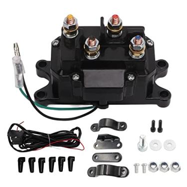 Imagem de Kit de interruptores de relé de guincho elétrico de contator de relé solenoide de guincho combo 63070 para caminhonete Jeep UTV ATV