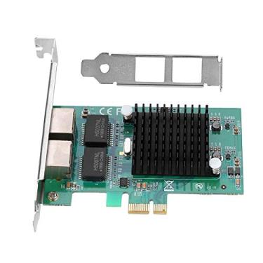 Imagem de Taidda Placa de rede Ethernet, 82575Eb Chip Dual 2 portas Rj45 LAN Gigabit Ethernet Adaptador PciE 1000M para Intel